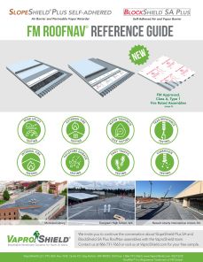 FM RoofNav Reference Guide